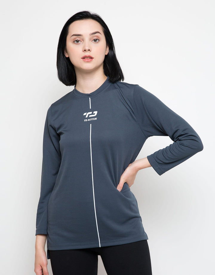Third Day Co T-shirt Olahraga Raglan Print Brand
