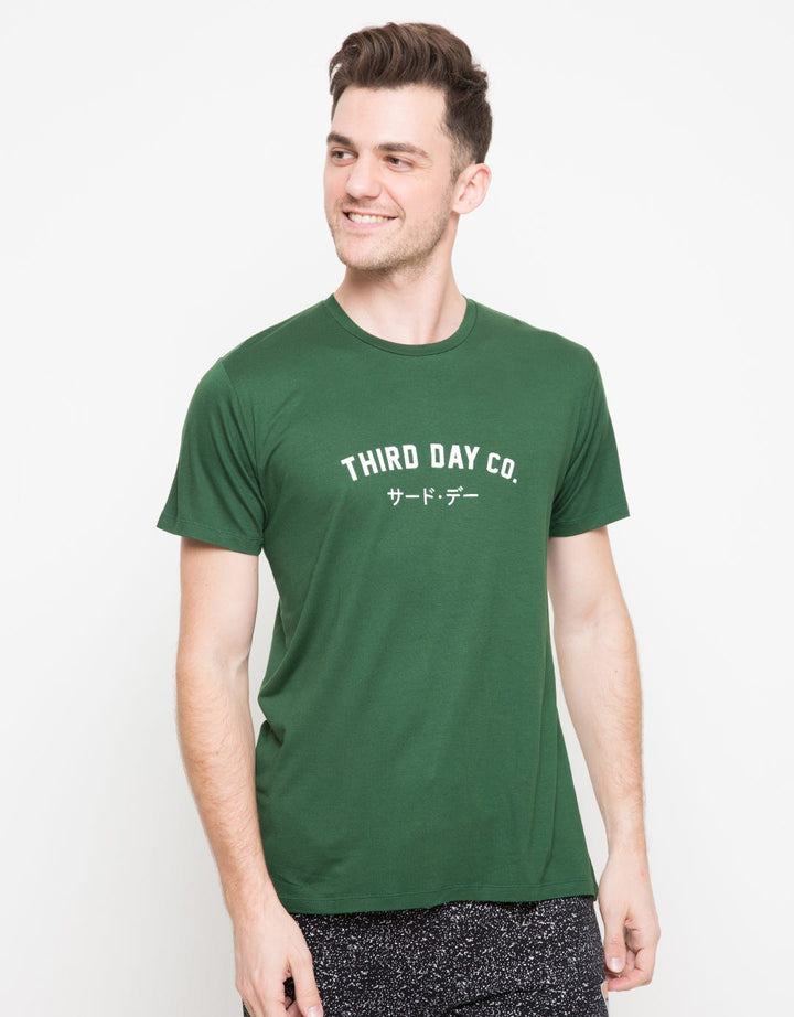Third Day Co T-shirt Print Brand & Katakana