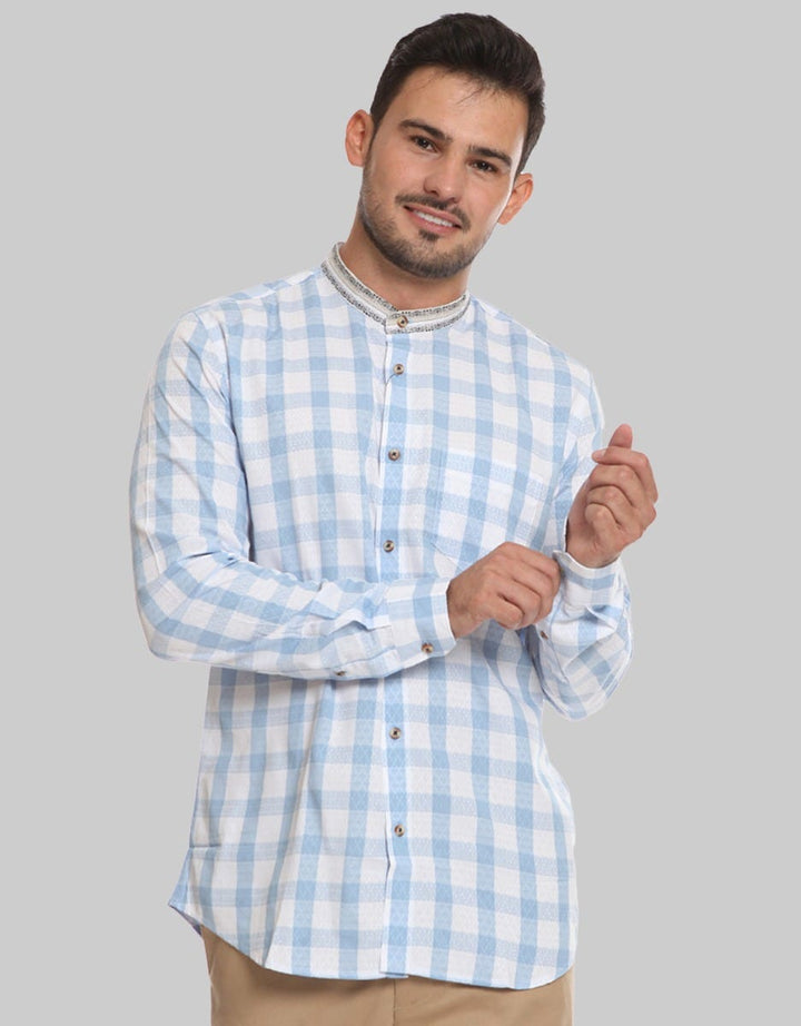 MOC Kemeja Koko Lengan Panjang Slim Fit Tobbee