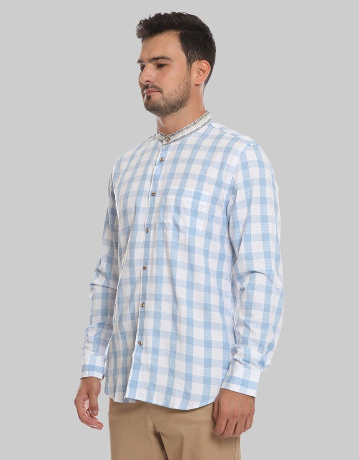MOC Kemeja Koko Lengan Panjang Slim Fit Tobbee