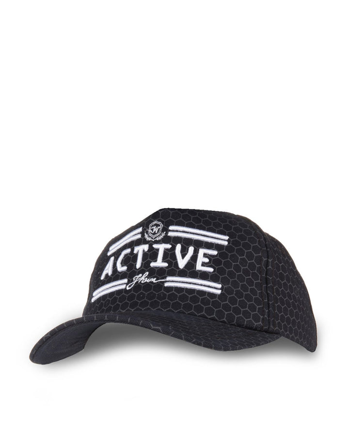 Johnwin Man Hexagon Print Active Casual Hat