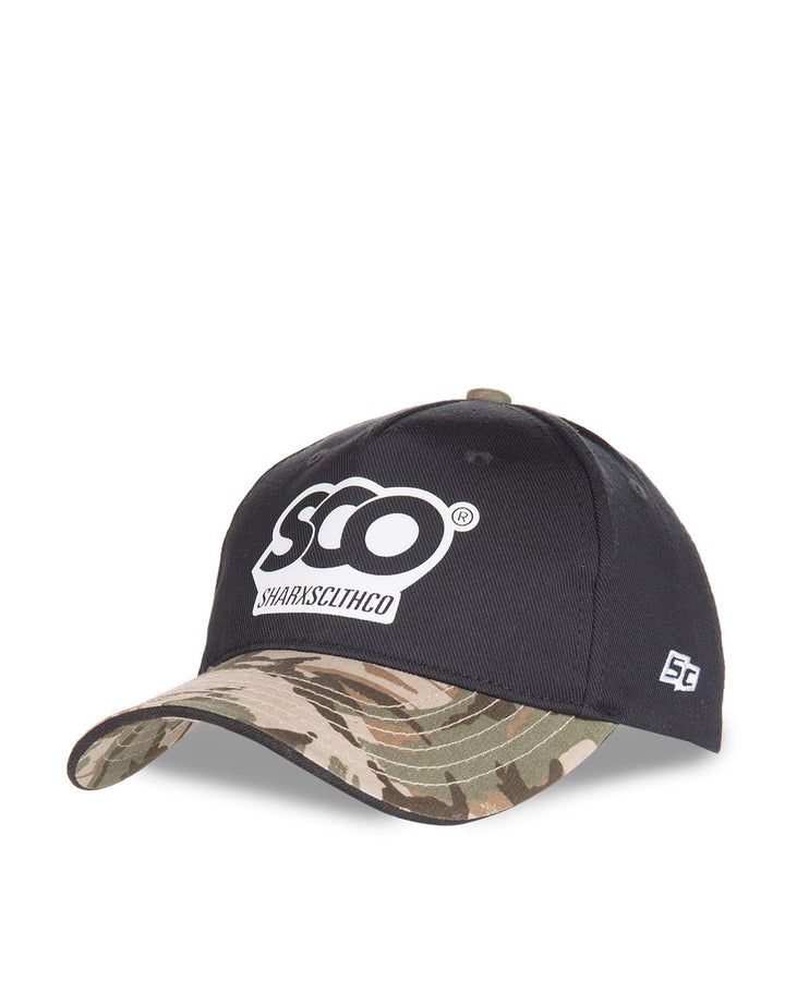 SHARKS Youth Camouflage Baseball Cap