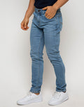 Triple Celana Jeans Stretch Slim Fit Light Wash (194 828 Bsb)