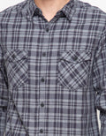 Triple Kemeja Flanel Lengan Panjang Slim Fit (Ls 439 Dgr)