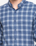 Triple Kemeja Flanel Lengan Panjang Slim Fit (Ls 441 Nvy)