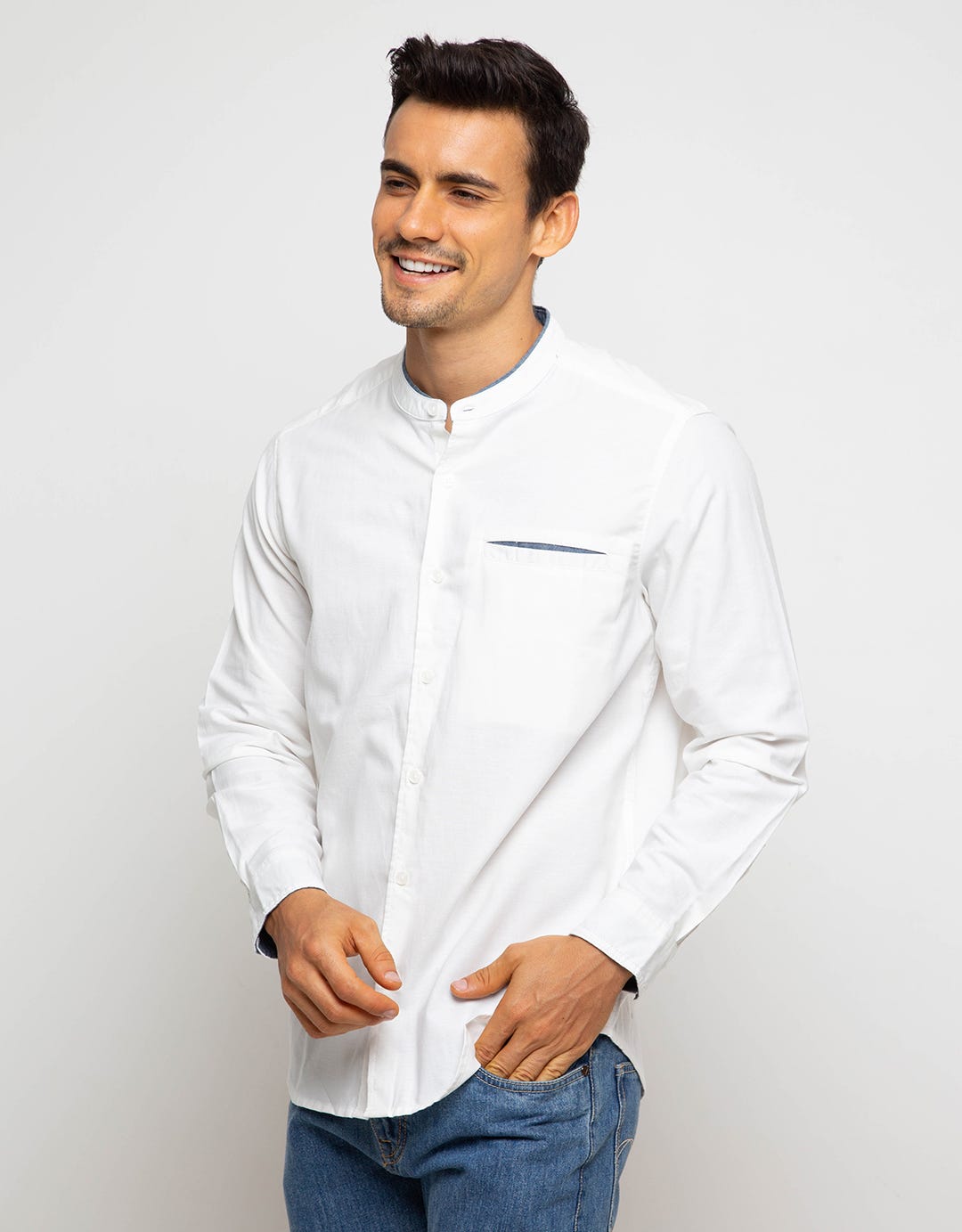Triple Long Sleeve Koko Shirt Regular Fit (Ls Kk 351-Wht)