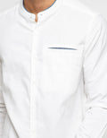 Triple Kemeja Koko Lengan Panjang Regular Fit (Ls Kk 351-Wht)