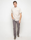 Triple Kemeja Koko Lengan Pendek Slim Fit