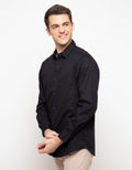 Triple Slim Fit Long Sleeve Shirt (Ls 412 Blk)