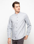 Triple Kemeja Lengan Panjang Slim Fit (Ls Mc 408 Gry)
