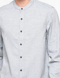 Triple Kemeja Lengan Panjang Slim Fit (Ls Mc 408 Gry)