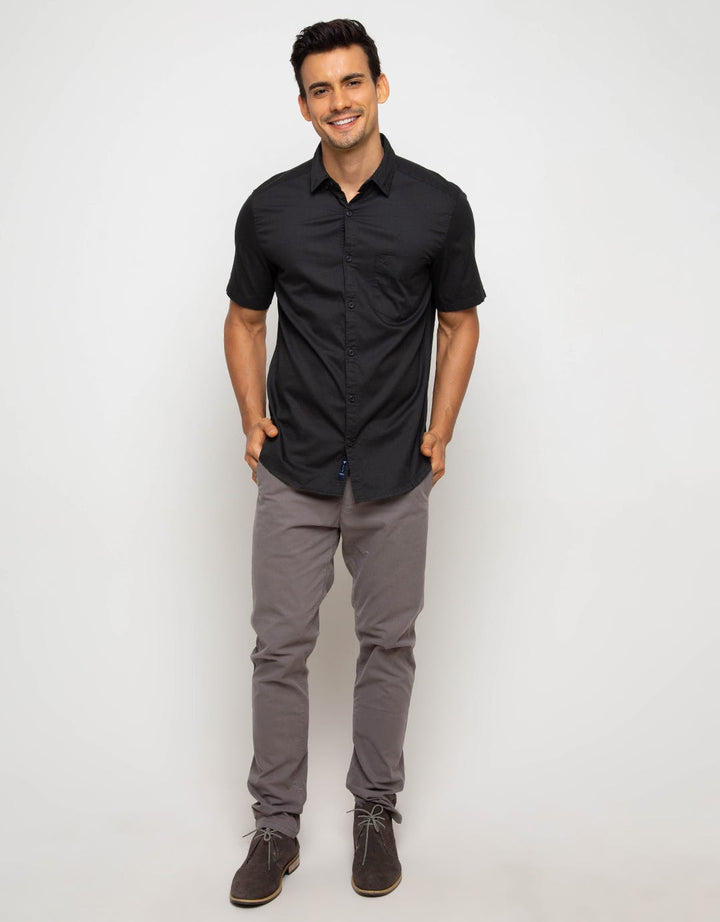 Triple Slim Fit Short Sleeve Shirt (Ss 416 Dgr)