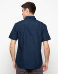 Triple Slim Fit Short Sleeve Shirt (Ss 432 Nvy)