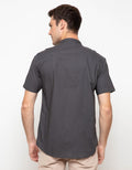 Triple Kemeja Lengan Pendek Slim Fit (Ss Mc 414 Dgr)