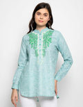 Triset Blouse Ethnic Embroidery Detail