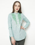 Triset Blouse Ethnic Embroidery Detail
