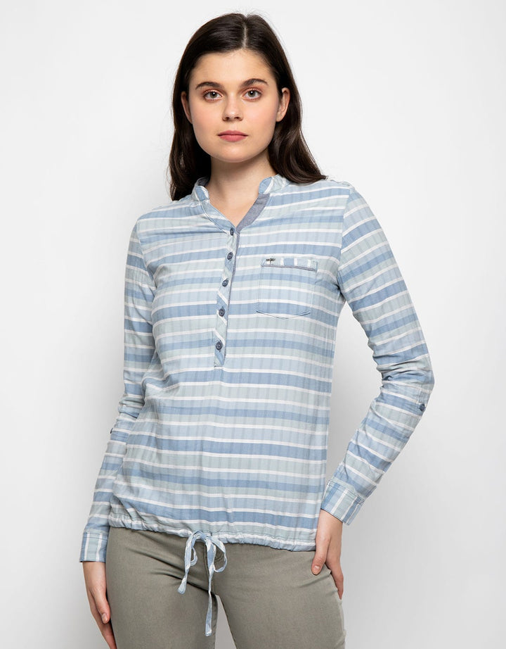 TRISET Stripes Print Blouse