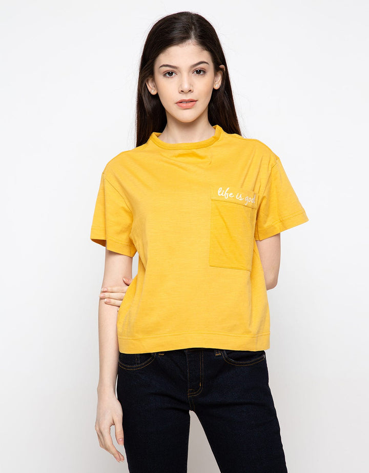 Triset Kaos Lengan Pendek Life Is Good