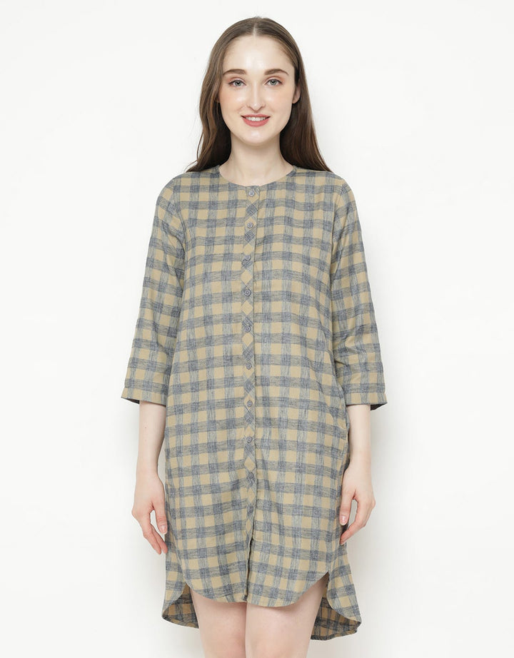 Triset Ladies Dress Print Checkers