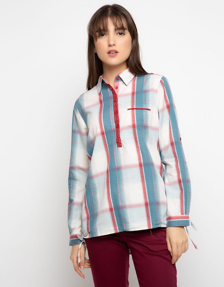 Triset Ladies Multi Stripe Blouse