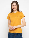 TRISET Short Sleeve T-Shirt Brand Embroidery Details