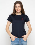 TRISET Short Sleeve T-Shirt Brand Embroidery Details