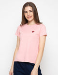 TRISET Short Sleeve T-Shirt Brand Embroidery Details