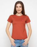 TRISET Short Sleeve T-Shirt Brand Embroidery Details