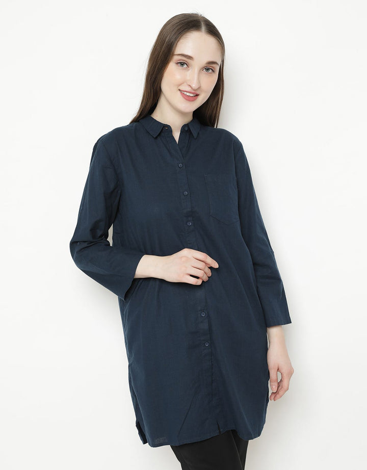 Logo Jeans Carven Tunik Shirt