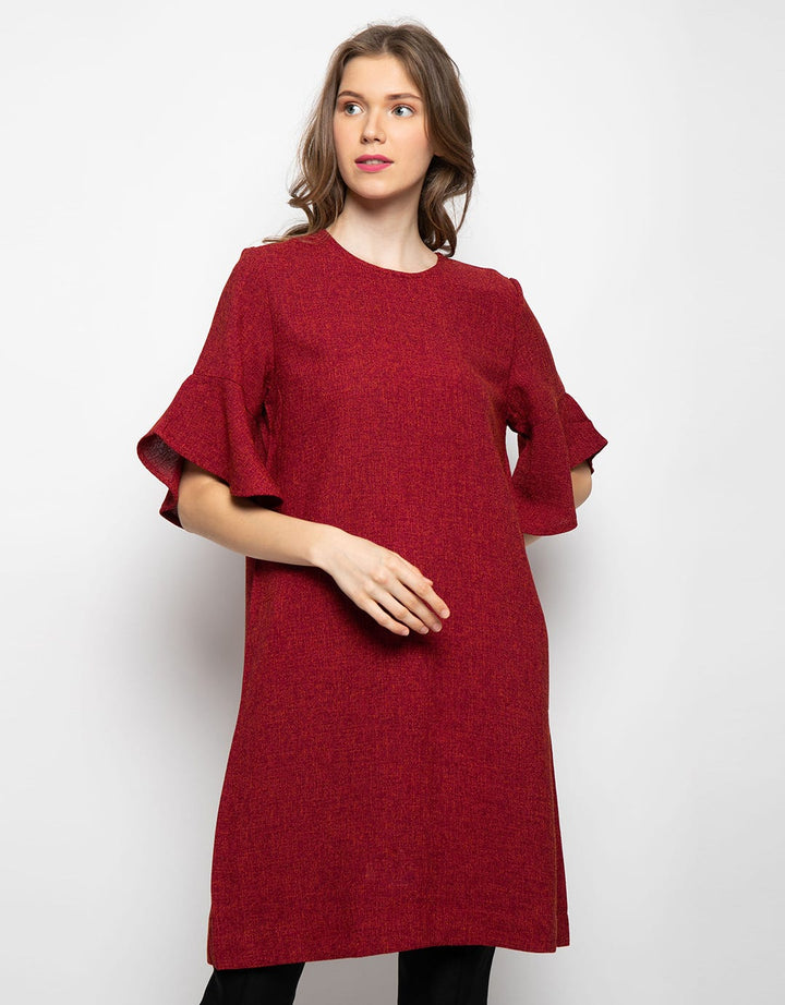 Triset Ladies Tunik Aksen Tekstur