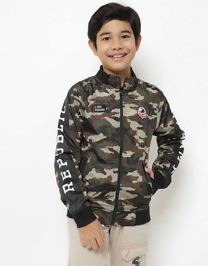 Twist Kids Jaket 180 Boomber Rep Army