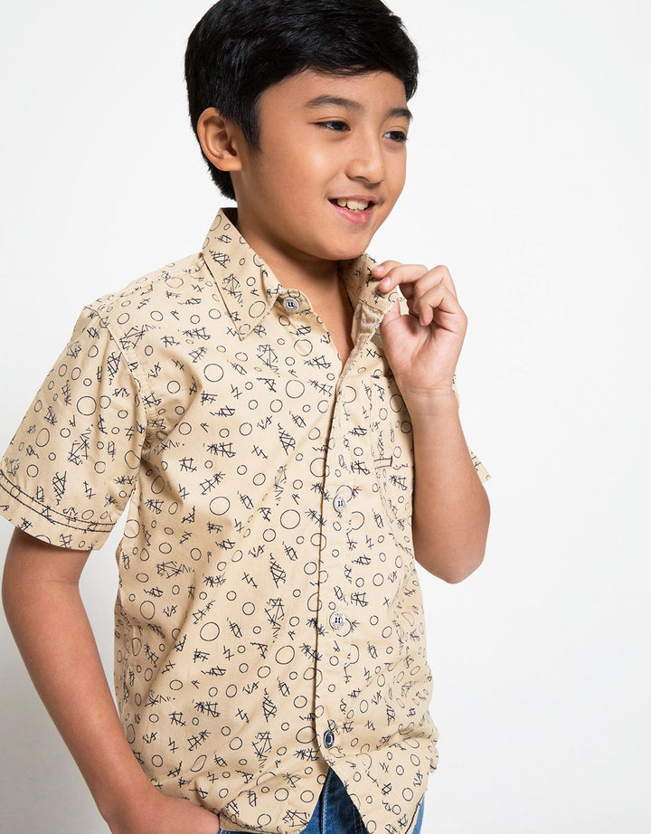 Twist Kids Kemeja Anak Lakilaki Full Print