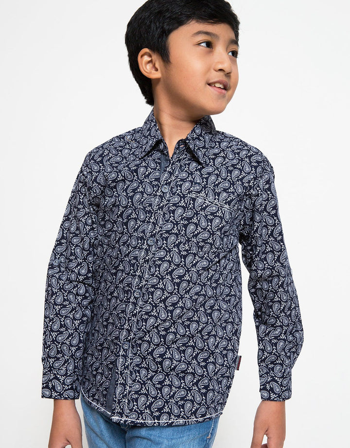 Twist Kids Kemeja Anak Lengan Panjang Batik