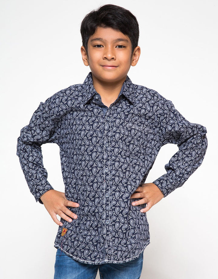 Twist Kids Kemeja Anak Lakilaki Full Motif Batik