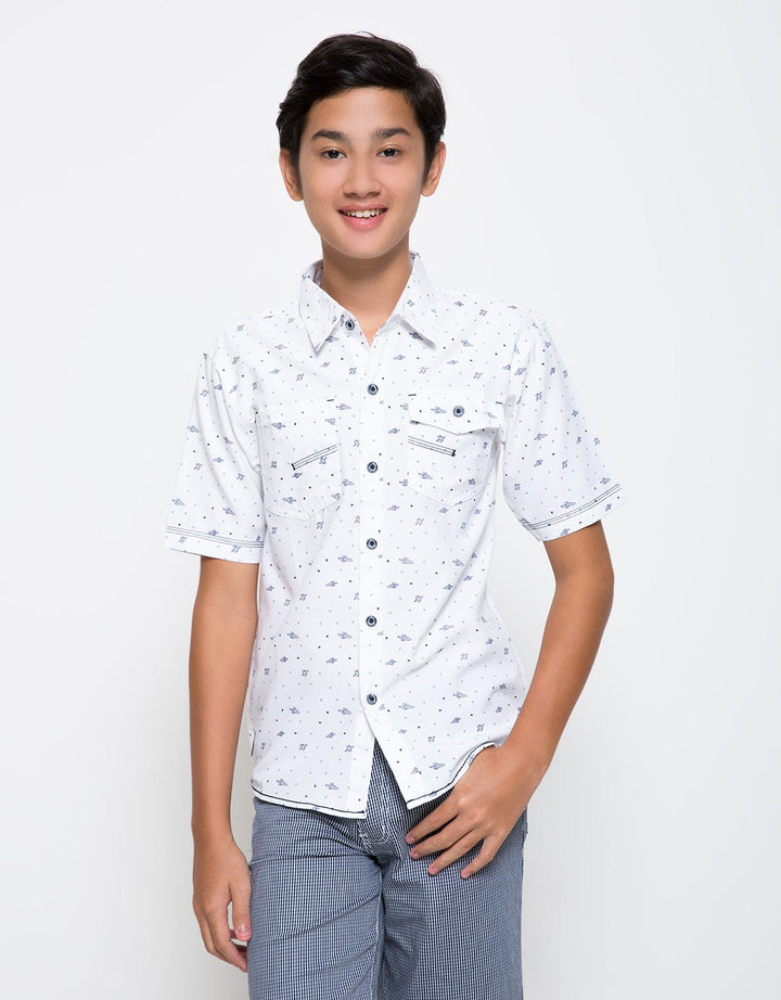 Twist Kids Kemeja Motif Roket Anak