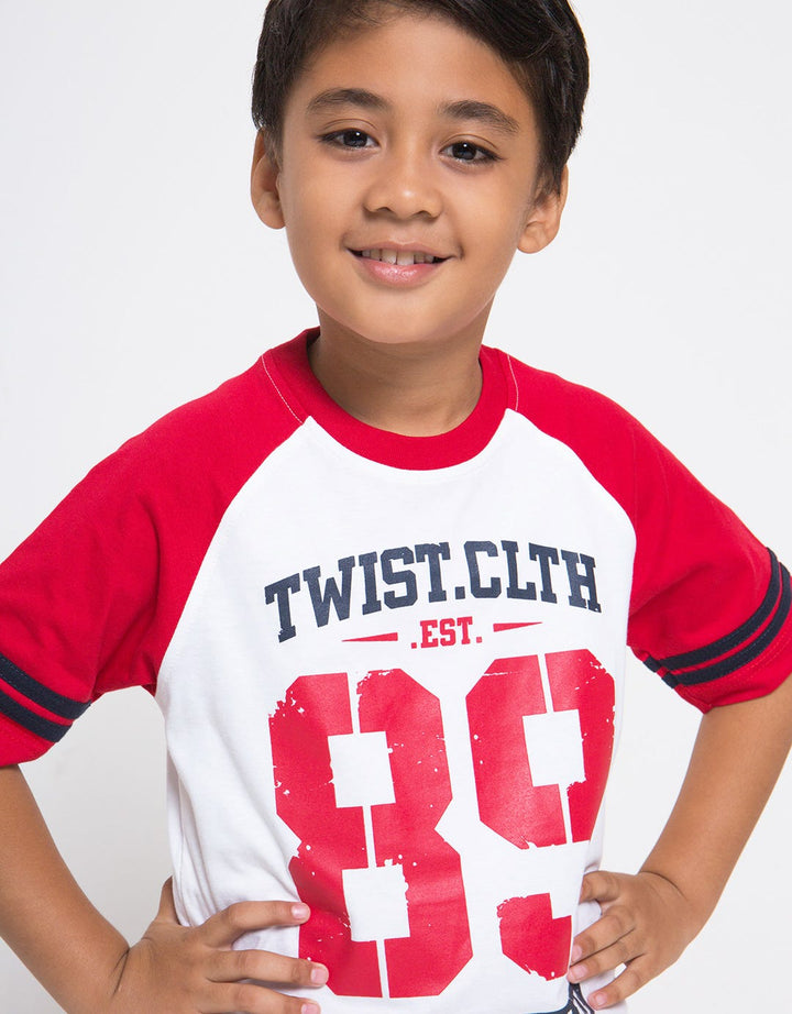 Twist Kids Number 89 T-Shirt Oblong Anak