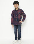 Twist Kids Long Sleeve T-Shirt Kotak