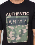 Tzone T-Shirt Print Military Autentic Army