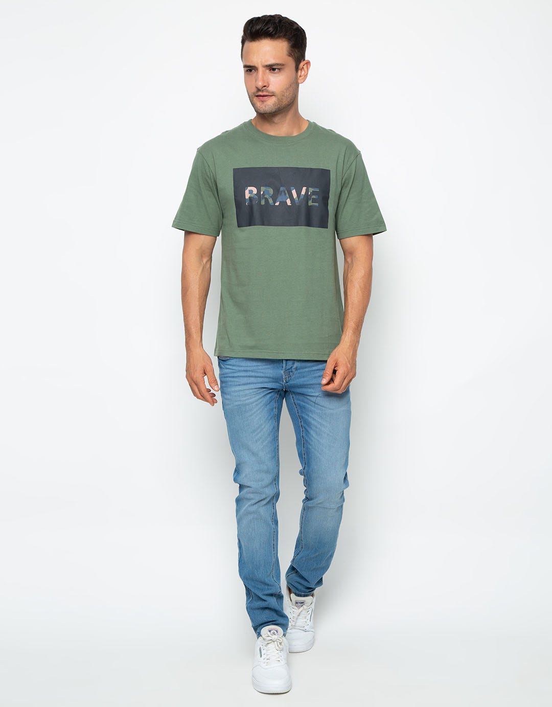 SS T-SHIRT PRINT MIL