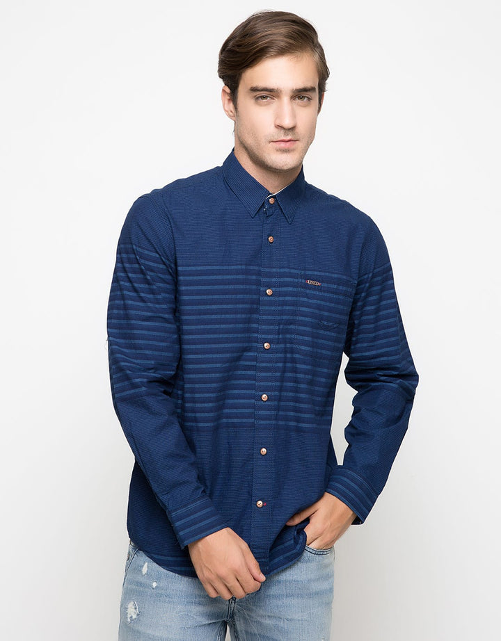 Used Jeans Kemeja Stripe