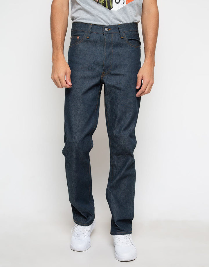 Used Jeans Reguler Straight Cut Raw