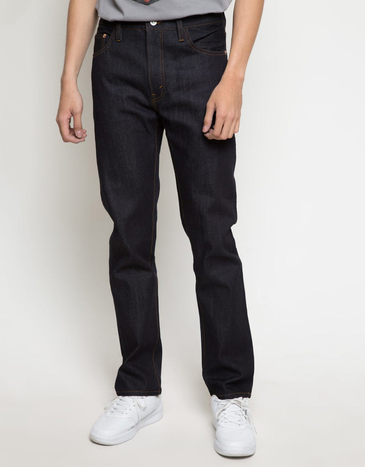 Used Jeans Slim Straight Cut-Raw Casual Pant