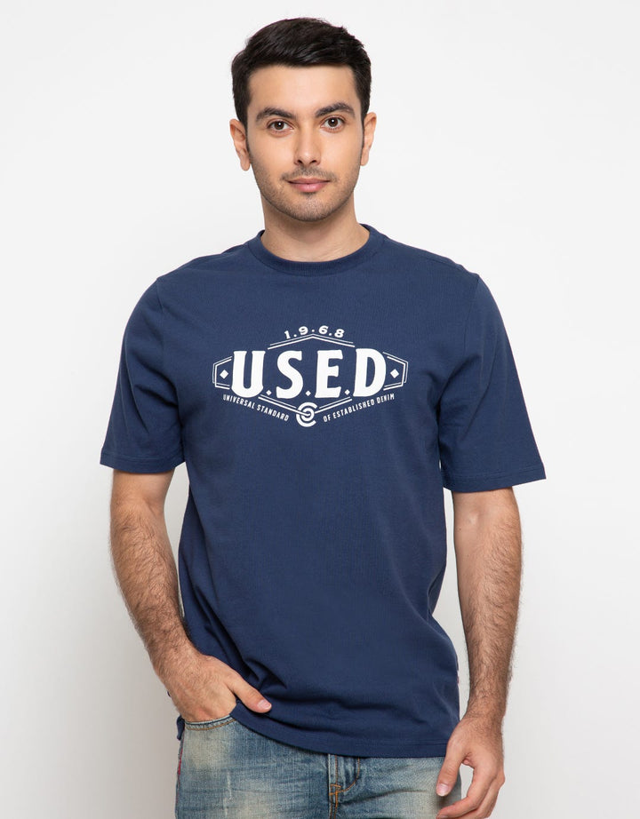 Used Jeans T-shirt Logo