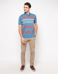 Walrus Men's Polo Shirt Striped Motif (Salur) T12083S