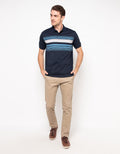 Walrus Men's Polo Shirt Striped Motif (Salur) T12085N