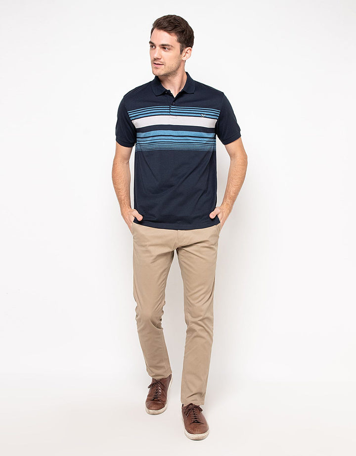 Walrus Kaos Polo Pria Motif Garis ( Salur ) T12085N