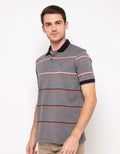 Walrus Men's Polo Shirt Striped Motif (Stripes) T12018G
