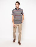 Walrus Men's Polo Shirt Striped Motif (Stripes) T12018G
