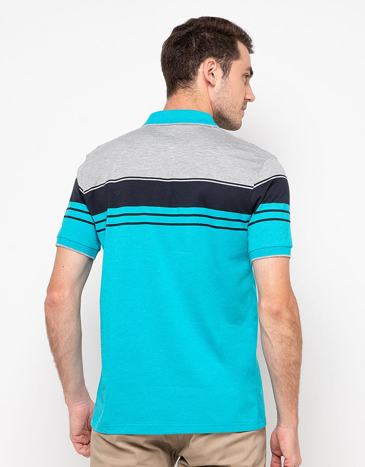 Walrus Kaos Polo Pria Motif Garis (Salur) T12086D