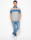 Walrus Kaos Polo Pria Motif Garis (Salur) T12087A